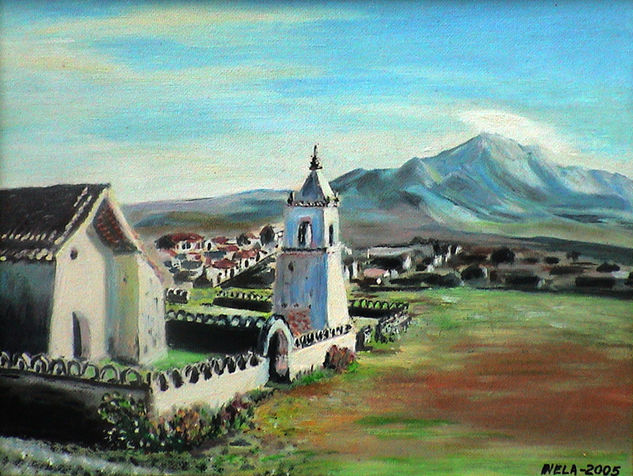 Isluga Oil Canvas Landscaping