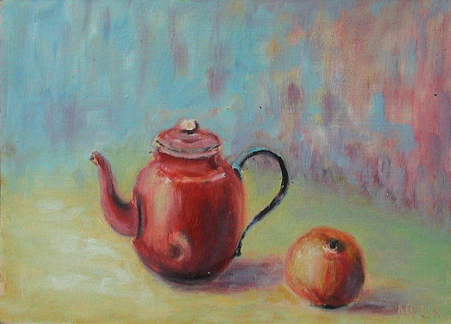 Tetera Oil Canvas Still Life Paintings