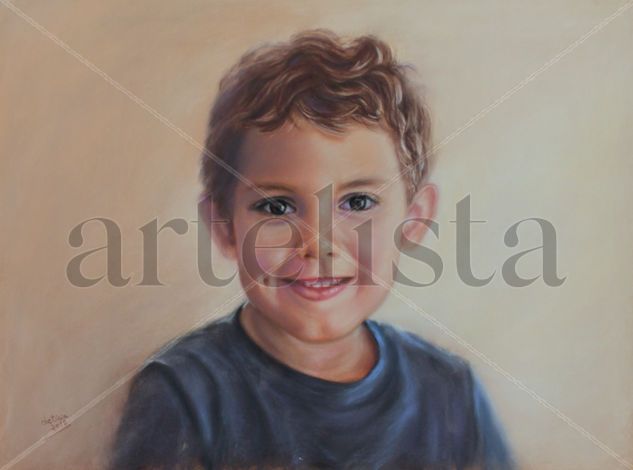 "Alvarillo" Pastel Paper Portrait