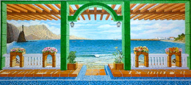 Proyecto mural Acrylic Card Landscaping