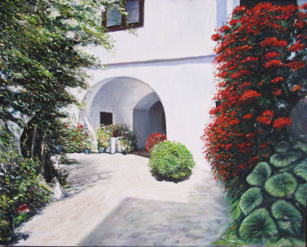 Flores Oil Canvas Landscaping