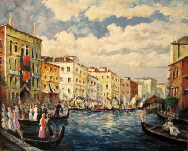 Venecia Óleo Lienzo Paisaje