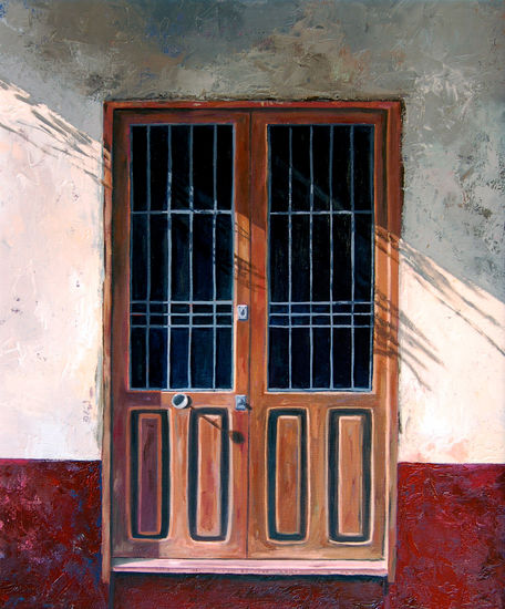 Puerta con sombra Oil Canvas Landscaping