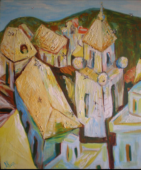 Caravaca 1 Oil Canvas Landscaping