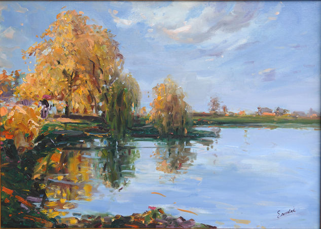 L'autunno Oil Canvas Landscaping