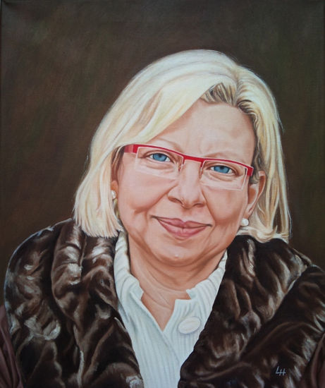 Maite Rubert Oil Canvas Portrait