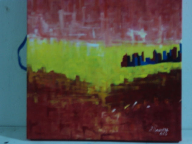 LA CIUDAD SATELITE Oil Canvas Landscaping