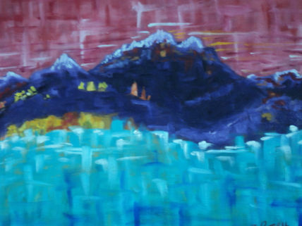 Lago y nontañas