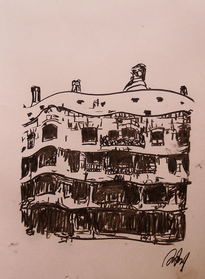 La Pedrera, Barcelona Carboncillo