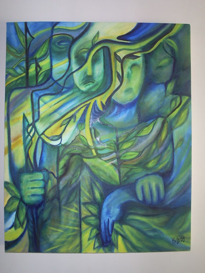 NUESTRA COCA Oil Canvas Others