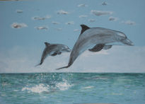 Delfines saltando...