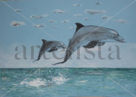 Delfines saltando...