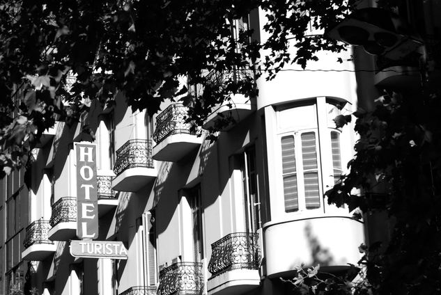 Hotel Turista Architecture and Interiorism Black and White (Digital)