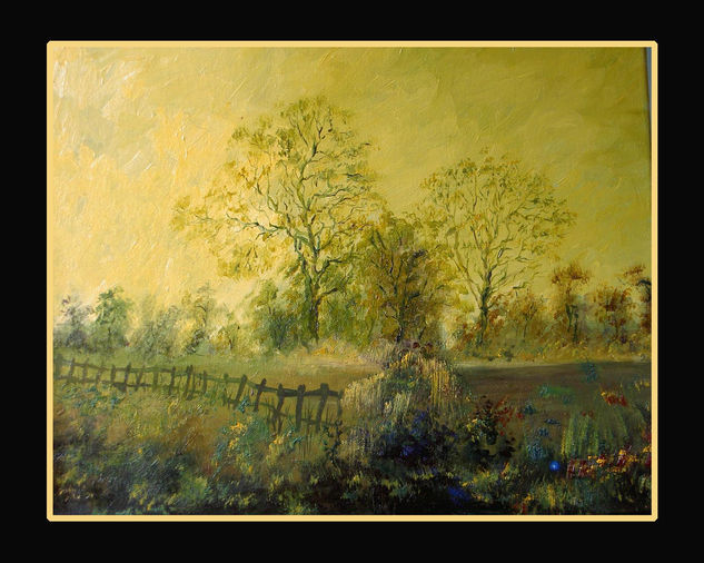 Paisaje bucólico Oil