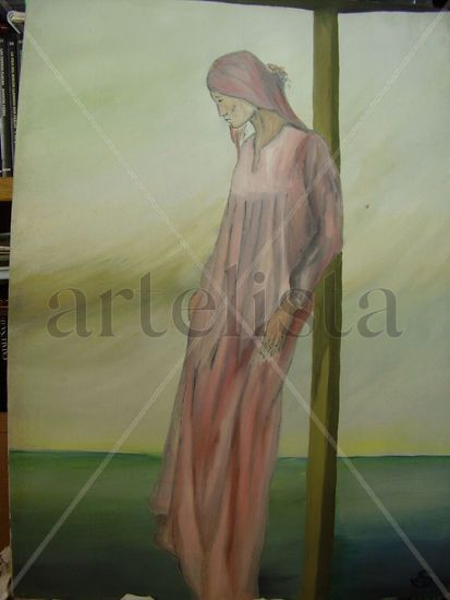 Rosa Oil Canvas Figure Painting