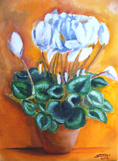 La dama del frío Oil Paper Still Life Paintings