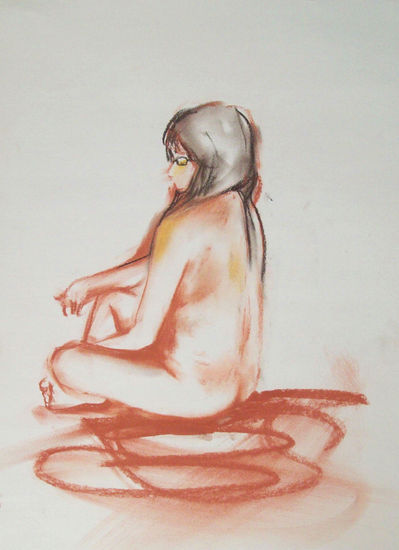 estudio 2012 Pastel Cartulina Figura