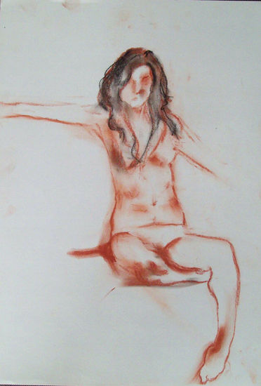 estudio 2012 Pastel Cartulina Figura