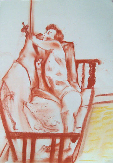 estudio 2012 Pastel Cartulina Figura