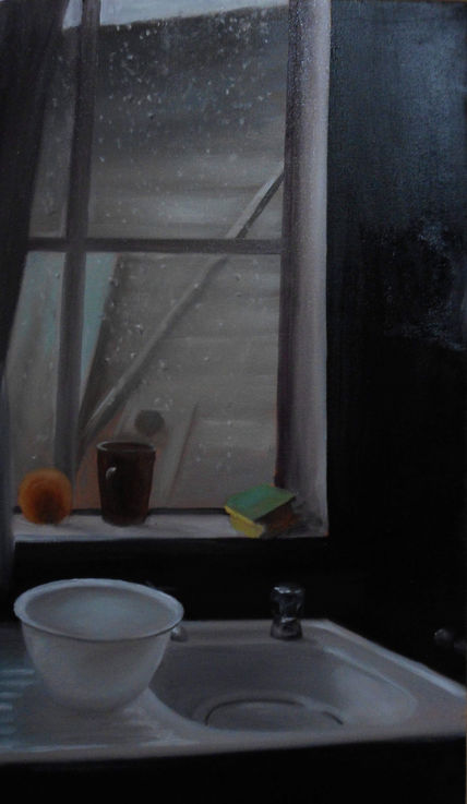 Lluvia  en la ventana