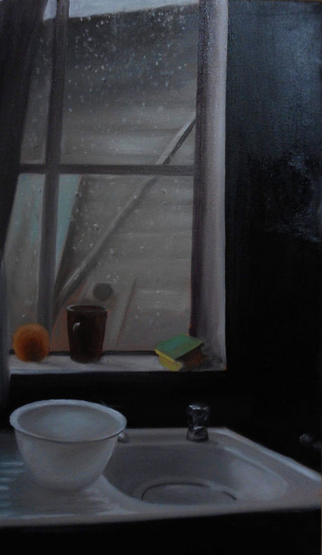 Lluvia  en la ventana