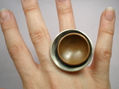 anillo plata y cobre