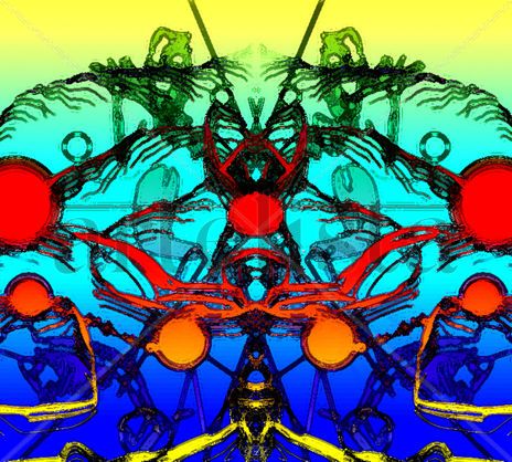 Abstracto bilateral IV