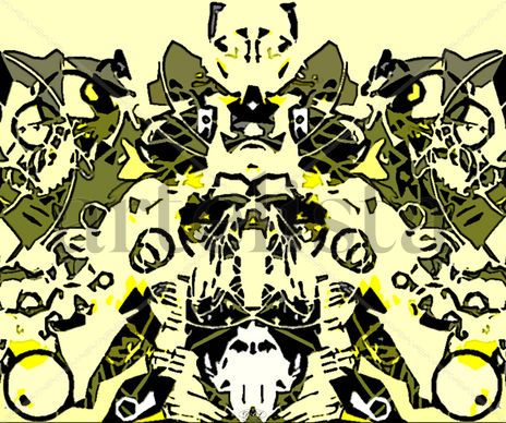 Abstracto bilateral V