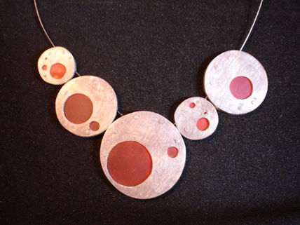 Collar de plata y...
