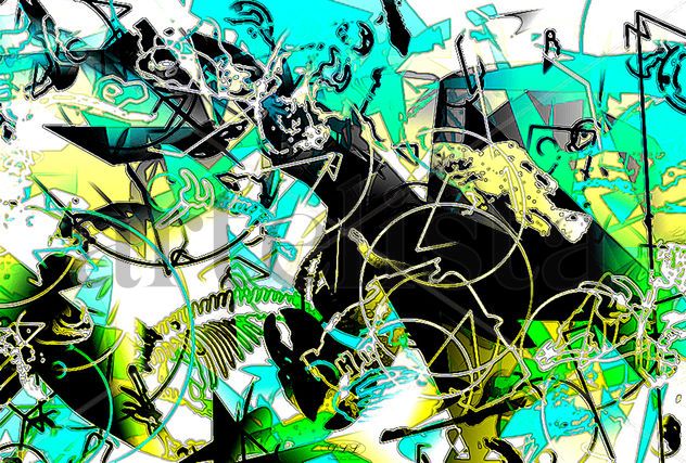 Abstracto asimétrico IX