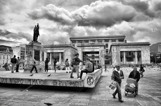 Plaza mayor Fotoperiodismo y documental Blanco y Negro (Digital)