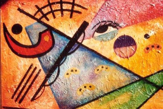 Tributo a Kandinsky Óleo Lienzo Otros