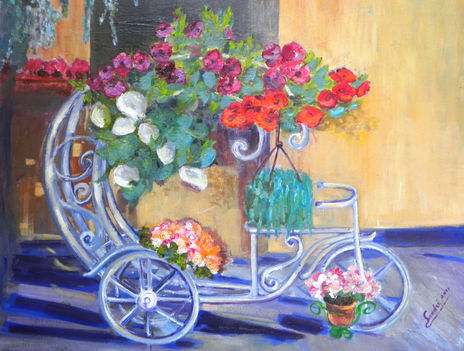 Il carello fiorito