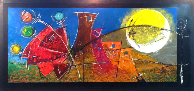 "Crecimiento familiar...! Mixed media Panel Others