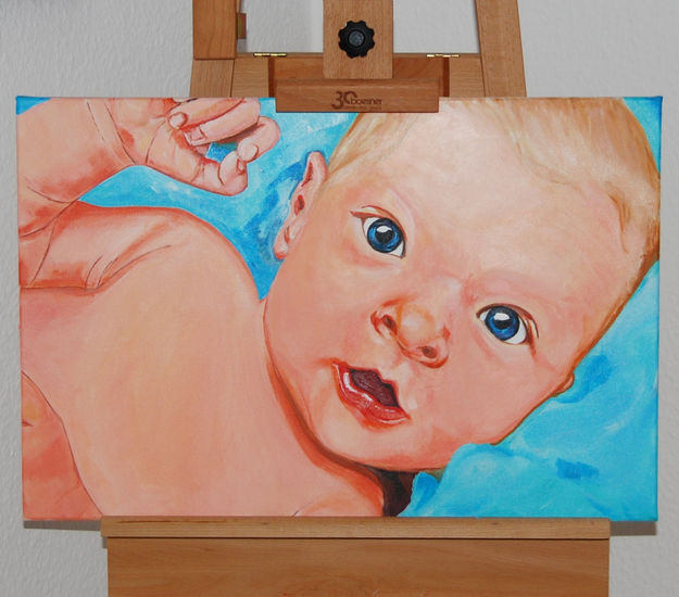 bebe Acrylic Canvas Portrait
