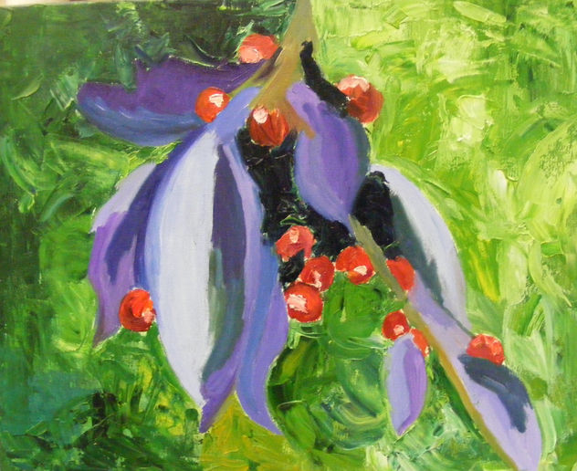 Cireres de flor violeta