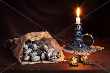 Castañas asadas