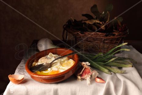 Bodegón de huevos...