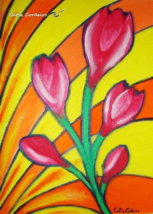 flor Oil Canvas Floral Painting