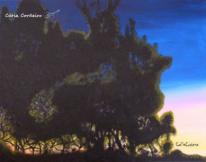 anoitecer Oil Canvas Landscaping