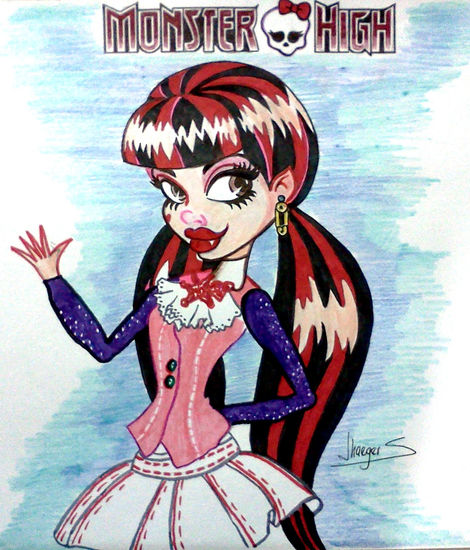 Monster High Felt-tip pen Paper Portrait