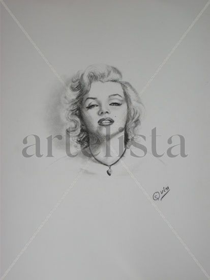 MARILYN 20x16 Carboncillo