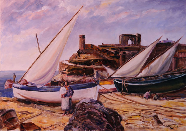 Barcos de pesca en Tossa