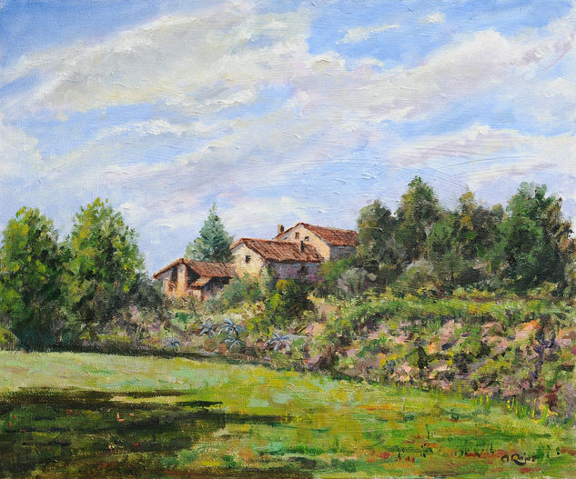 Paisaje campestre Oil Canvas Landscaping