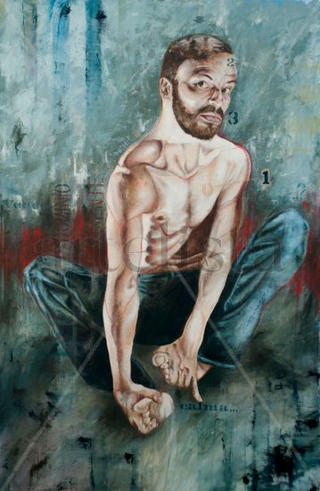 AUTODOMINARSE Oil Canvas Figure Painting