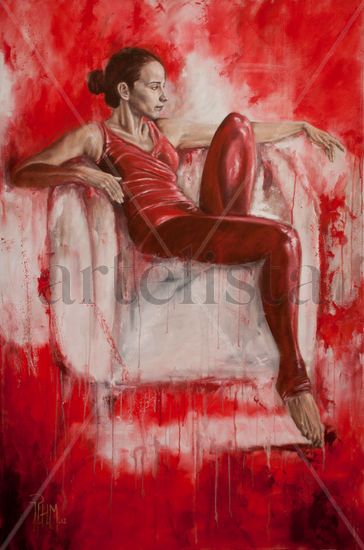 MARIANA Oil Canvas Figure Painting