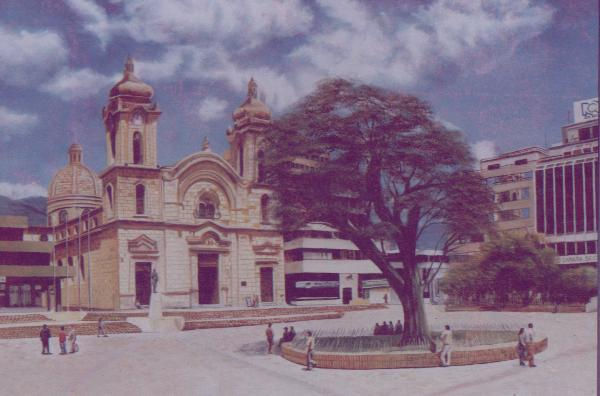 Parque de los Libertadores Óleo Lienzo Paisaje