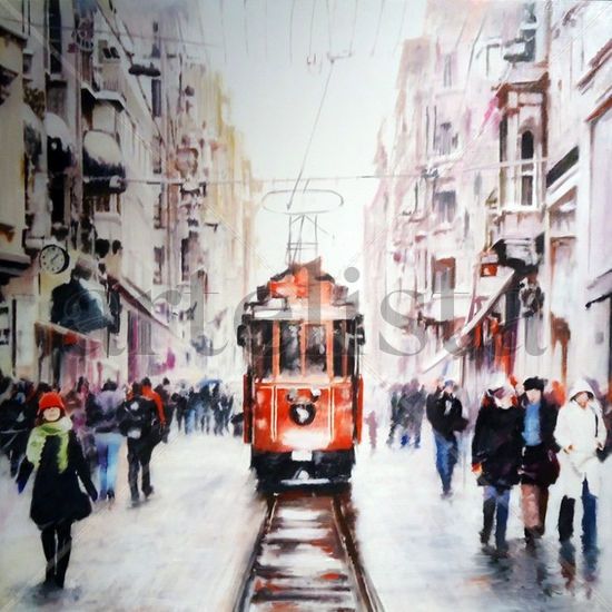 "tranvia" Oil Canvas Landscaping