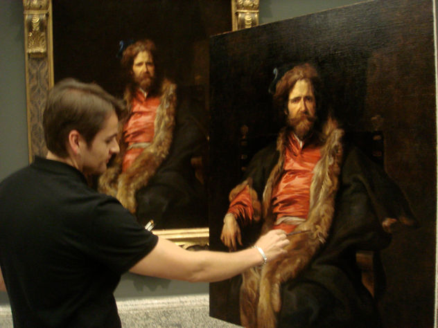 El pintor Martin Rychaer