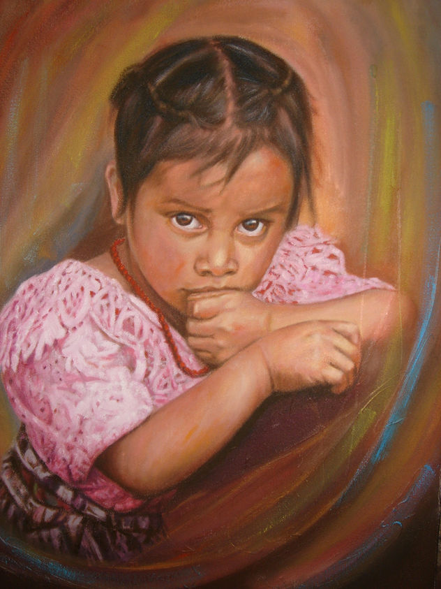 Niña pensando